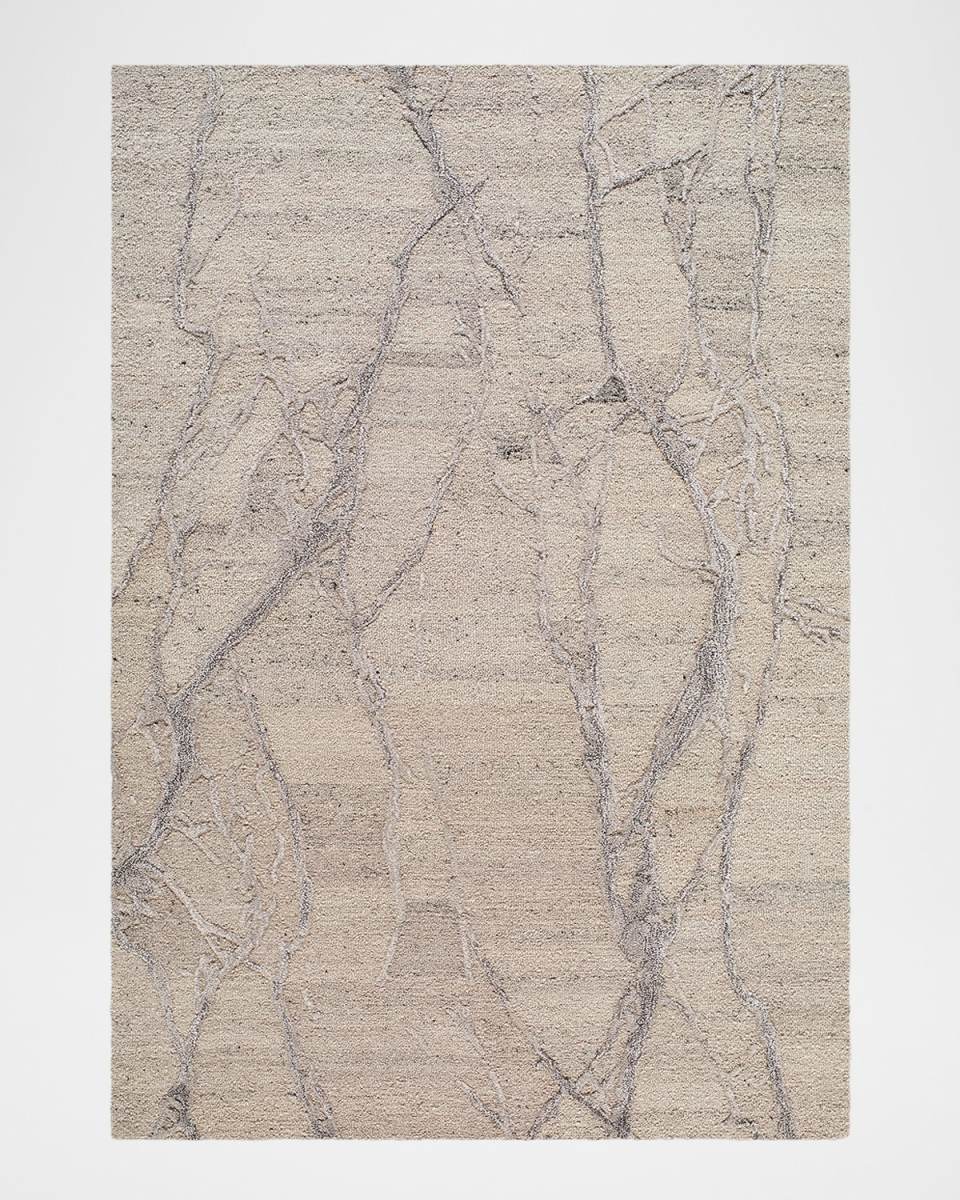 Marmo Hand-Knotted Rug, 5' x 8'